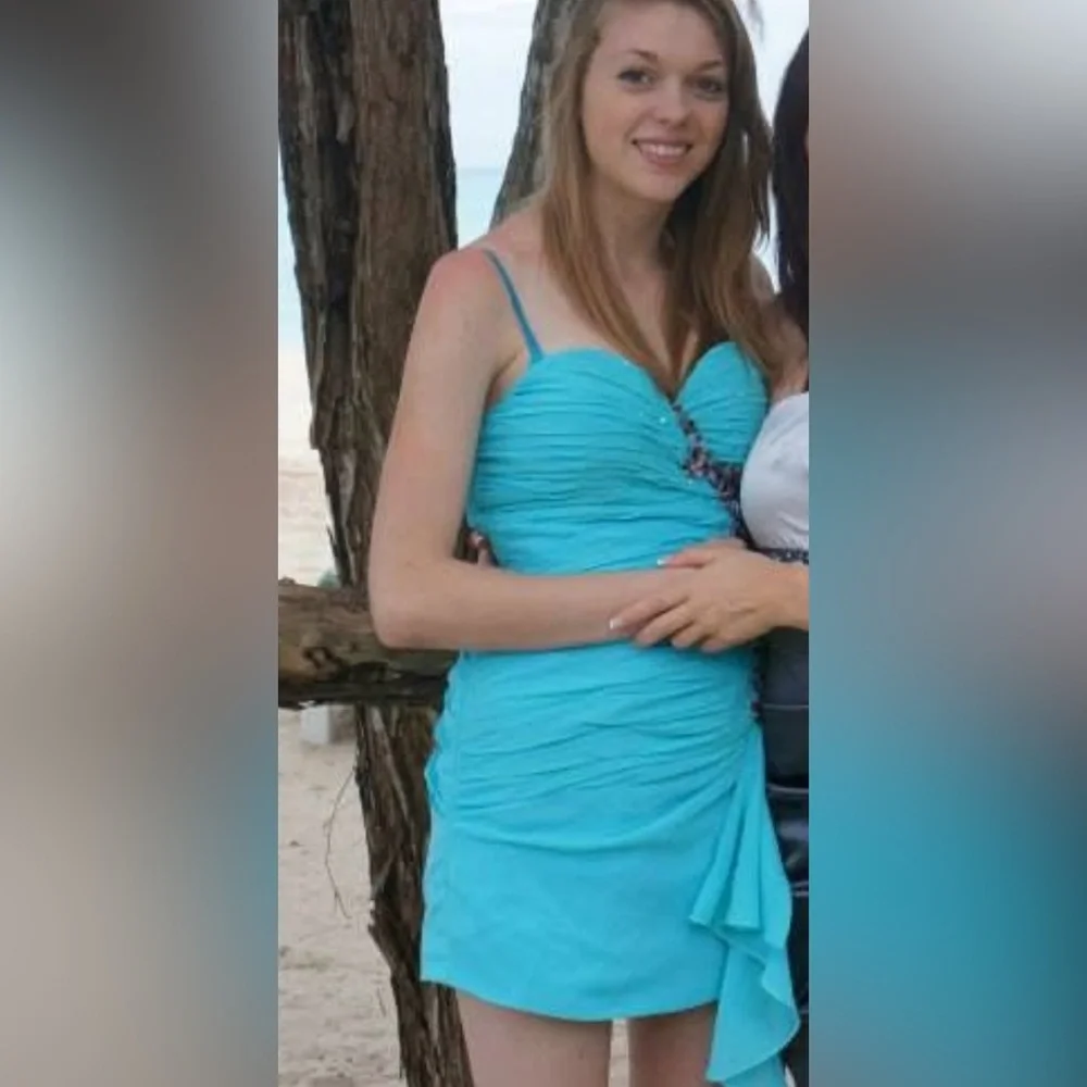 Blue Grad/Prom/Event Dress - Picture 6 of 8